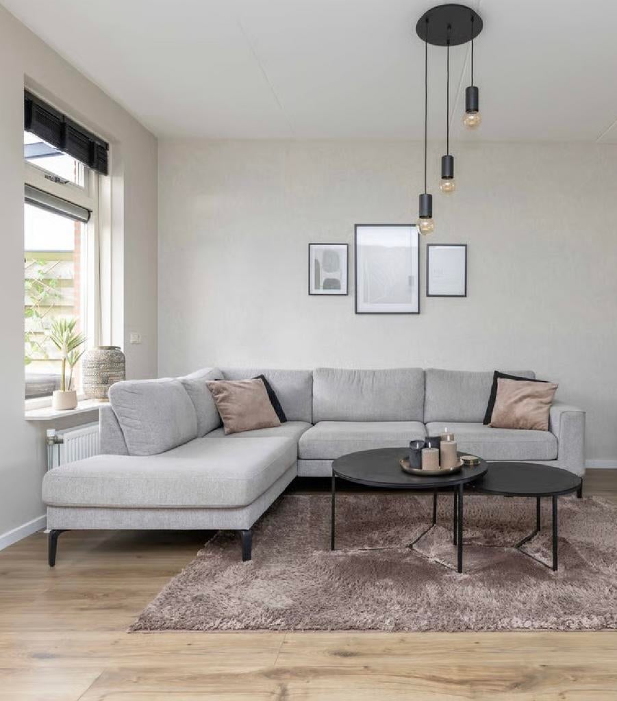 Hoekbank Happy Home Santo, Huis en Inrichting, Ophalen, Zo goed als nieuw, Stof