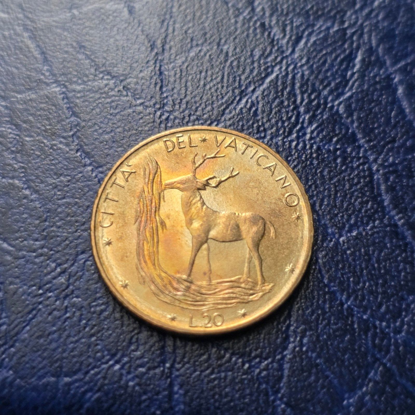 20 lire 1976 Vaticaan munt, Postzegels en Munten, Ophalen of Verzenden