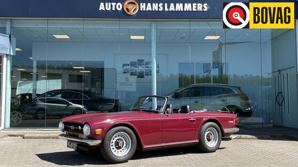 Triumph TR6 Soft Top 39 jaar in bezit, Auto's, Zwart, Cabriolet, Triumph, 2498 cc