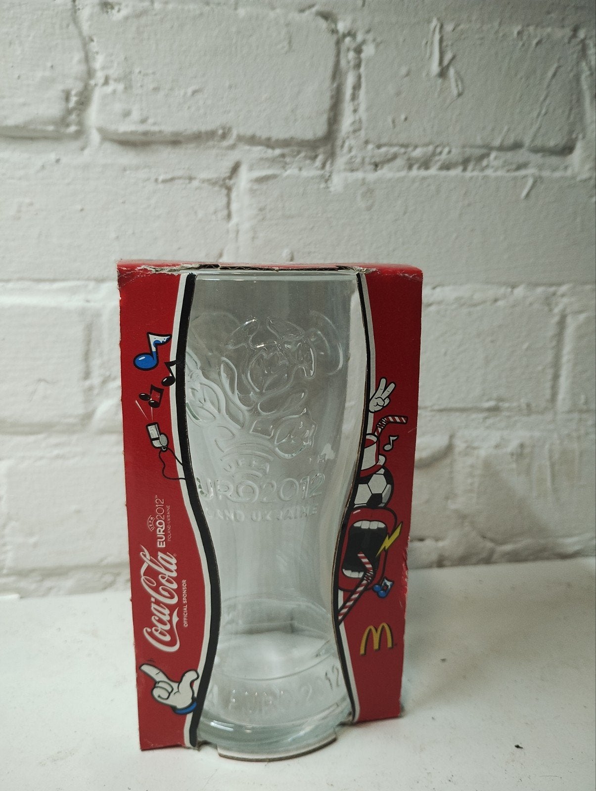 Coca-Cola McDonald's Euro 2012 Glas, Ophalen of Verzenden, Nieuw, Gebruiksvoorwerp
