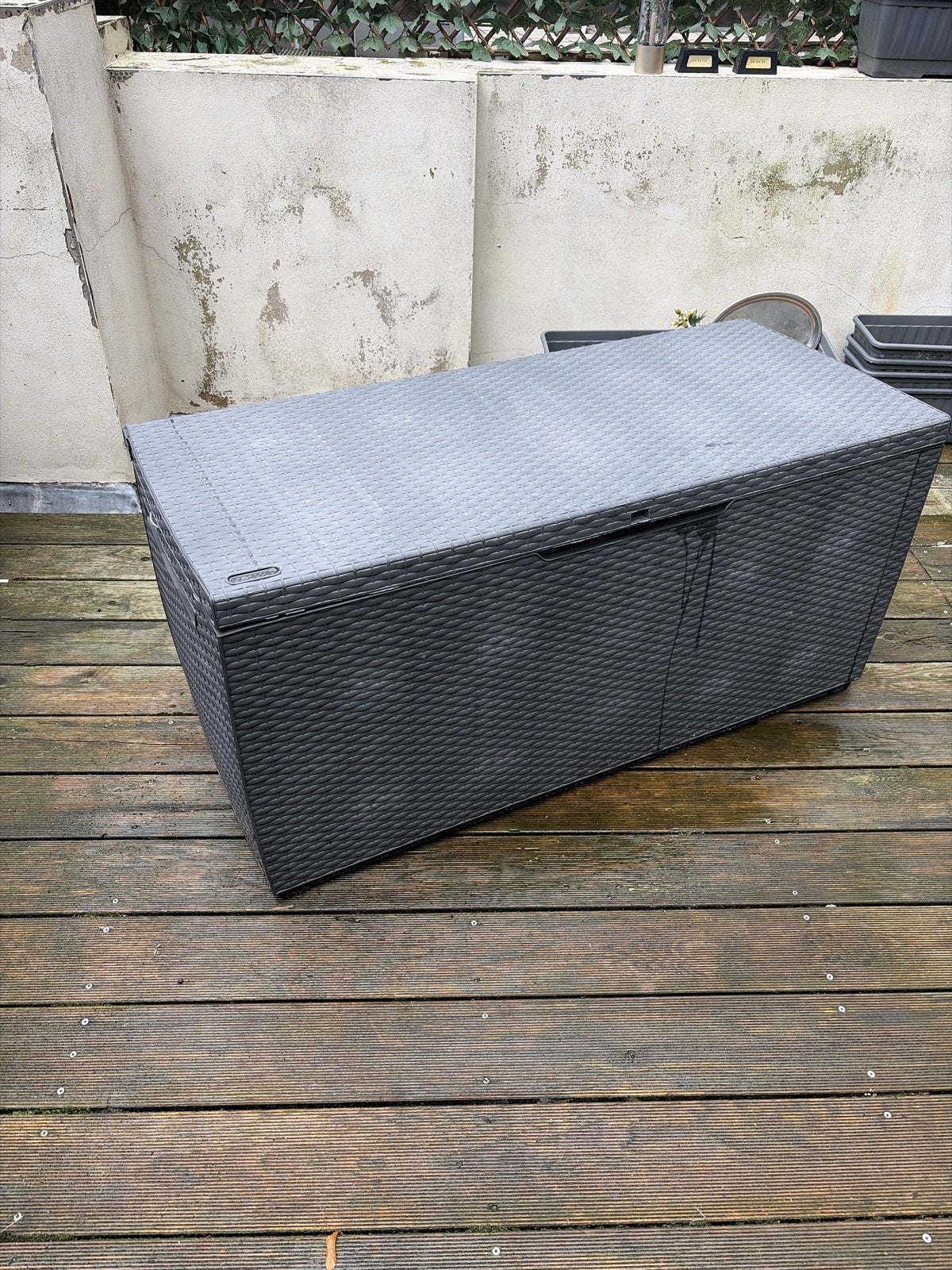 Kussenbak / Opbergbox voor buiten - Keter, Tuin en Terras, Ophalen, Gebruikt, Kunststof, Overige typen