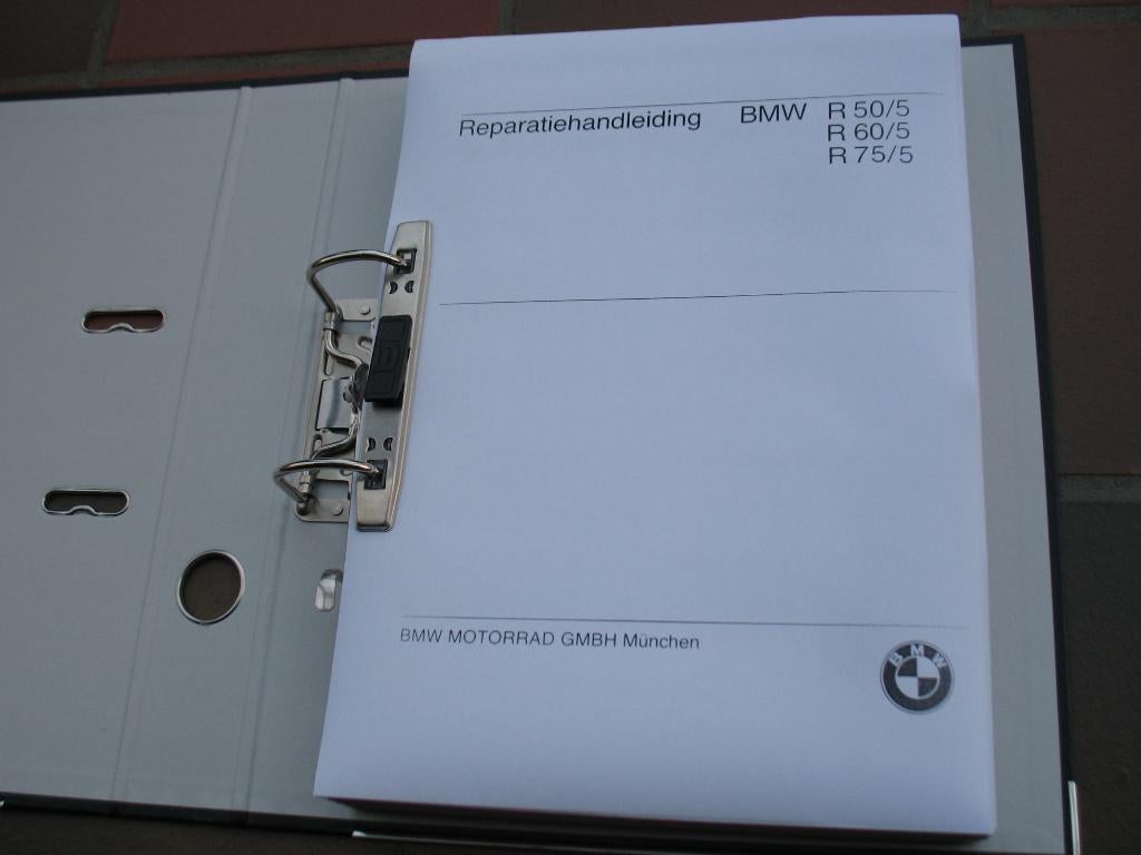 Nederlandstalig BMW werkplaatsboek R50/5 - R60/5 - R75/5, Motoren, Ophalen of Verzenden, BMW