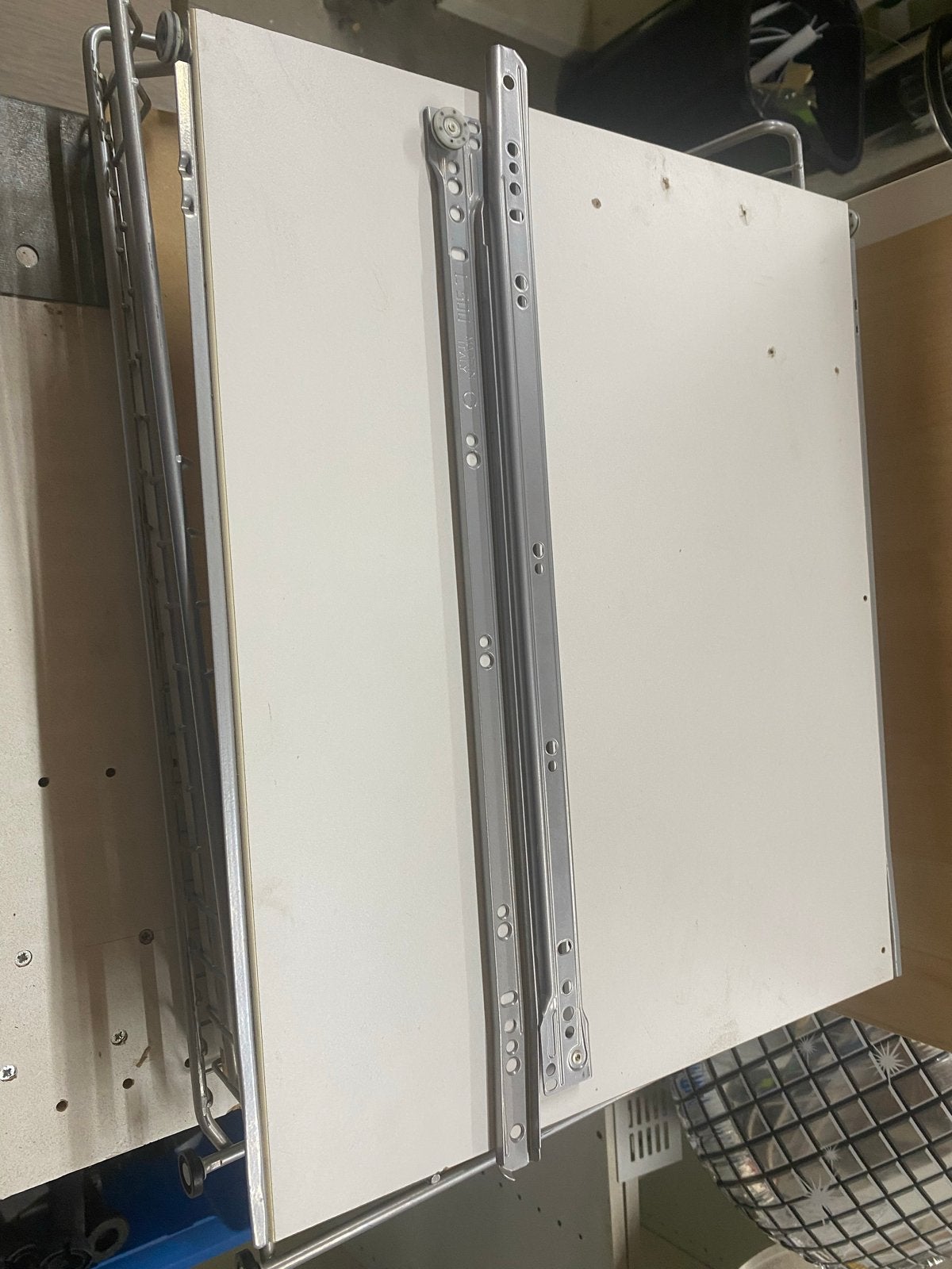 IKEA Uittrekbare Plank en Draadmanden 50cm, Ophalen, Gebruikt