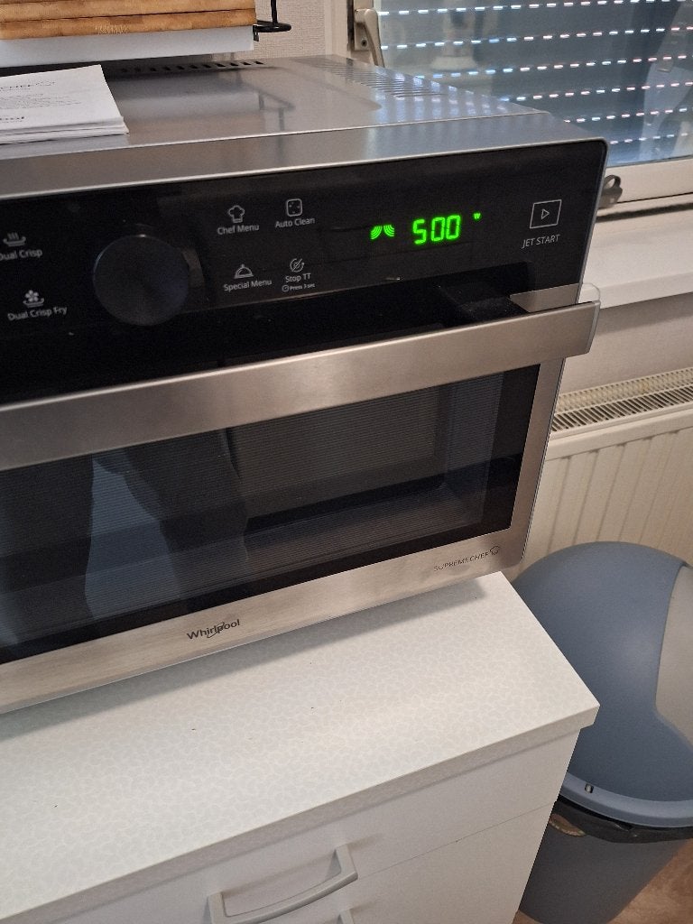 Whirlpool - combi magnetron-grill-oven, Ophalen, Zo goed als nieuw, Draaiplateau, Crisp
