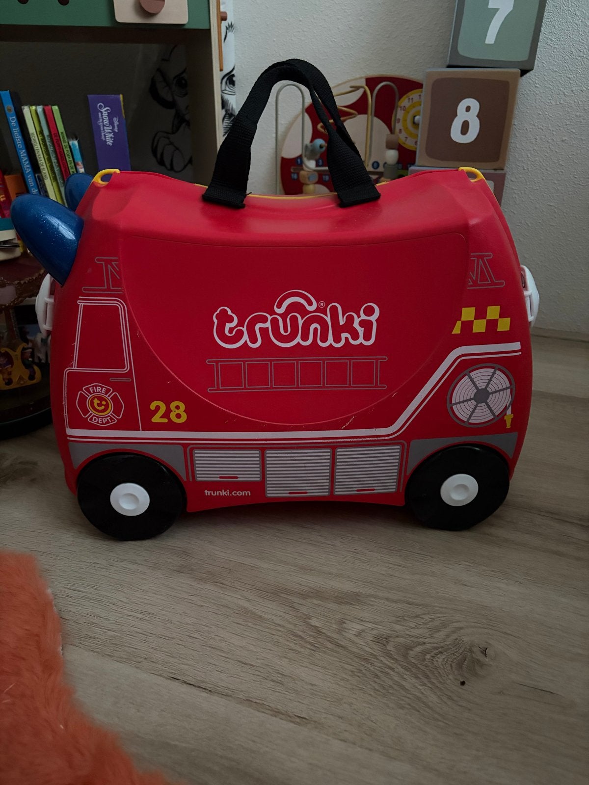 Trunki brandweerwagen kinderkoffer - Zo goed als nieuw, Ophalen, Zo goed als nieuw