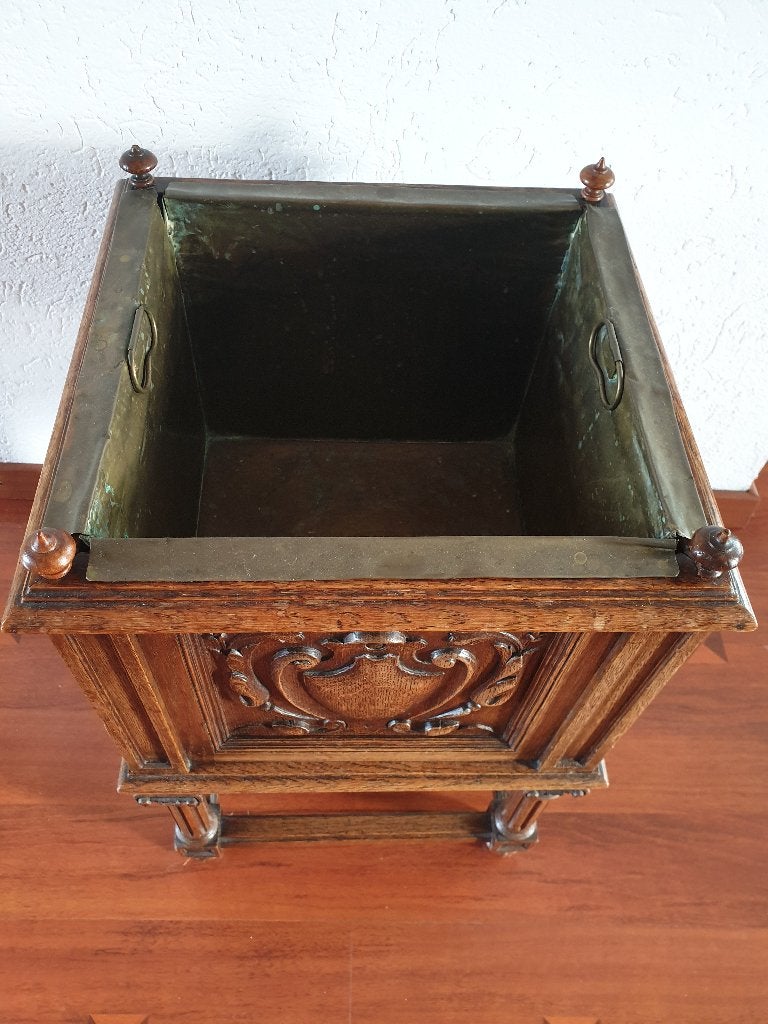 Antieke theestoof/plantenbak, Ophalen