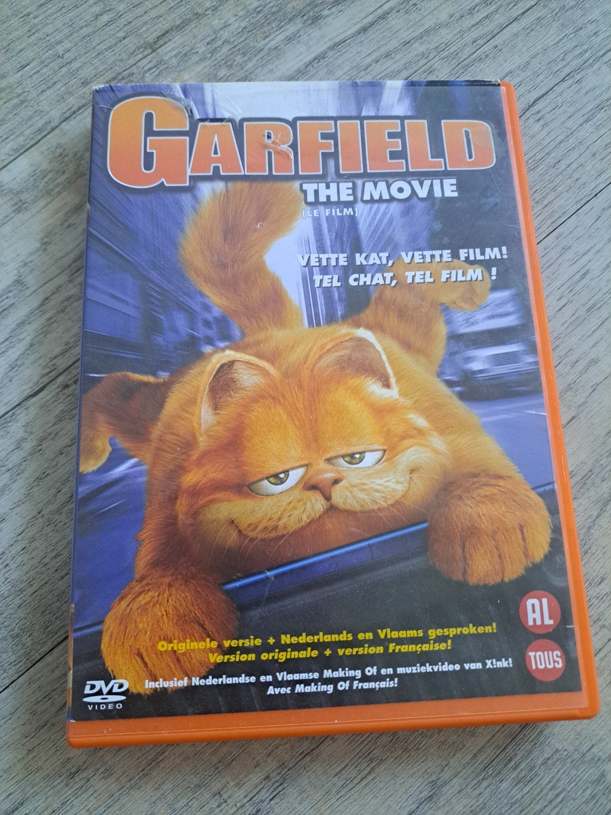 Garfield The Movie DVD - Vette kat, vette film!, Alle leeftijden, Ophalen of Verzenden, Gebruikt, Nederlands