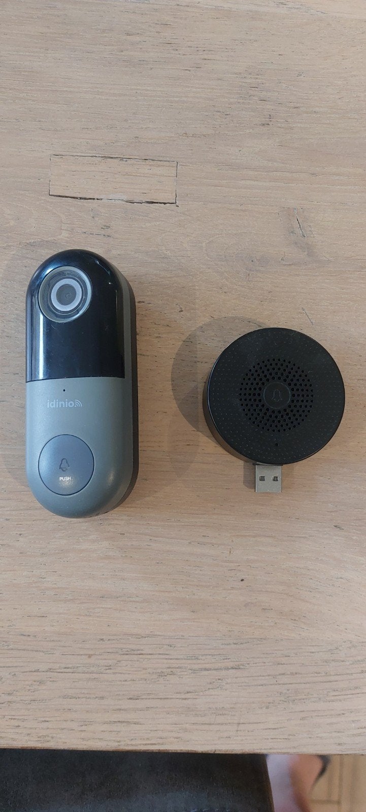 Slimme deurbel idinio bedraad met usb extra bel en sd kaart., Ophalen of Verzenden