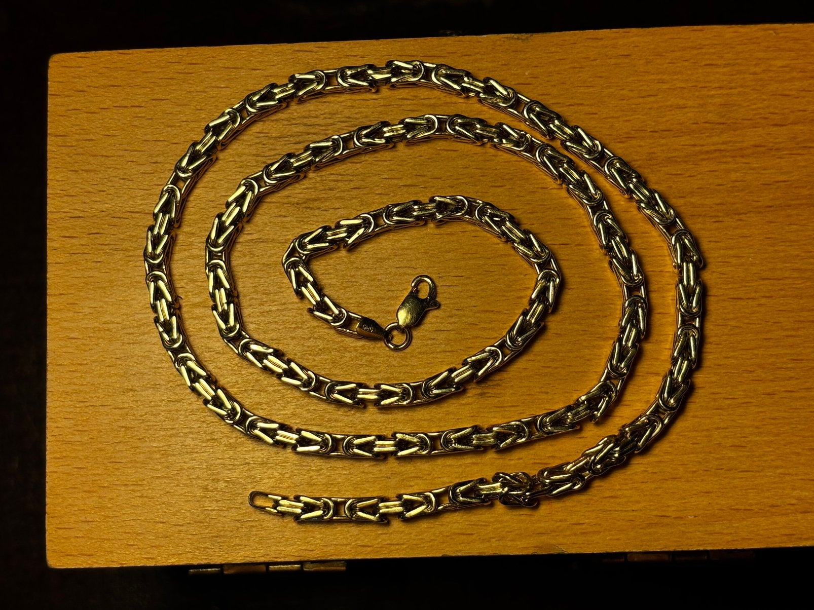 Köningketting Köningskette 14 K 5 mm 60 cm, Ophalen of Verzenden, Zo goed als nieuw, Goud