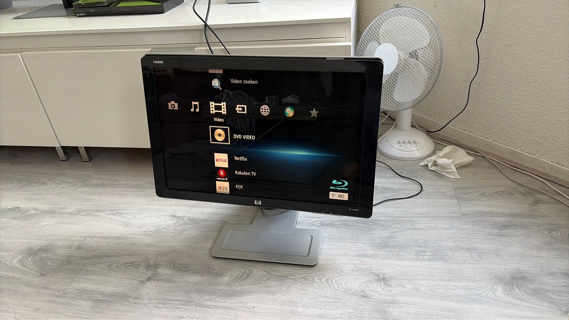 Hp monitor, Ophalen, In hoogte verstelbaar, HDMI, Overige typen