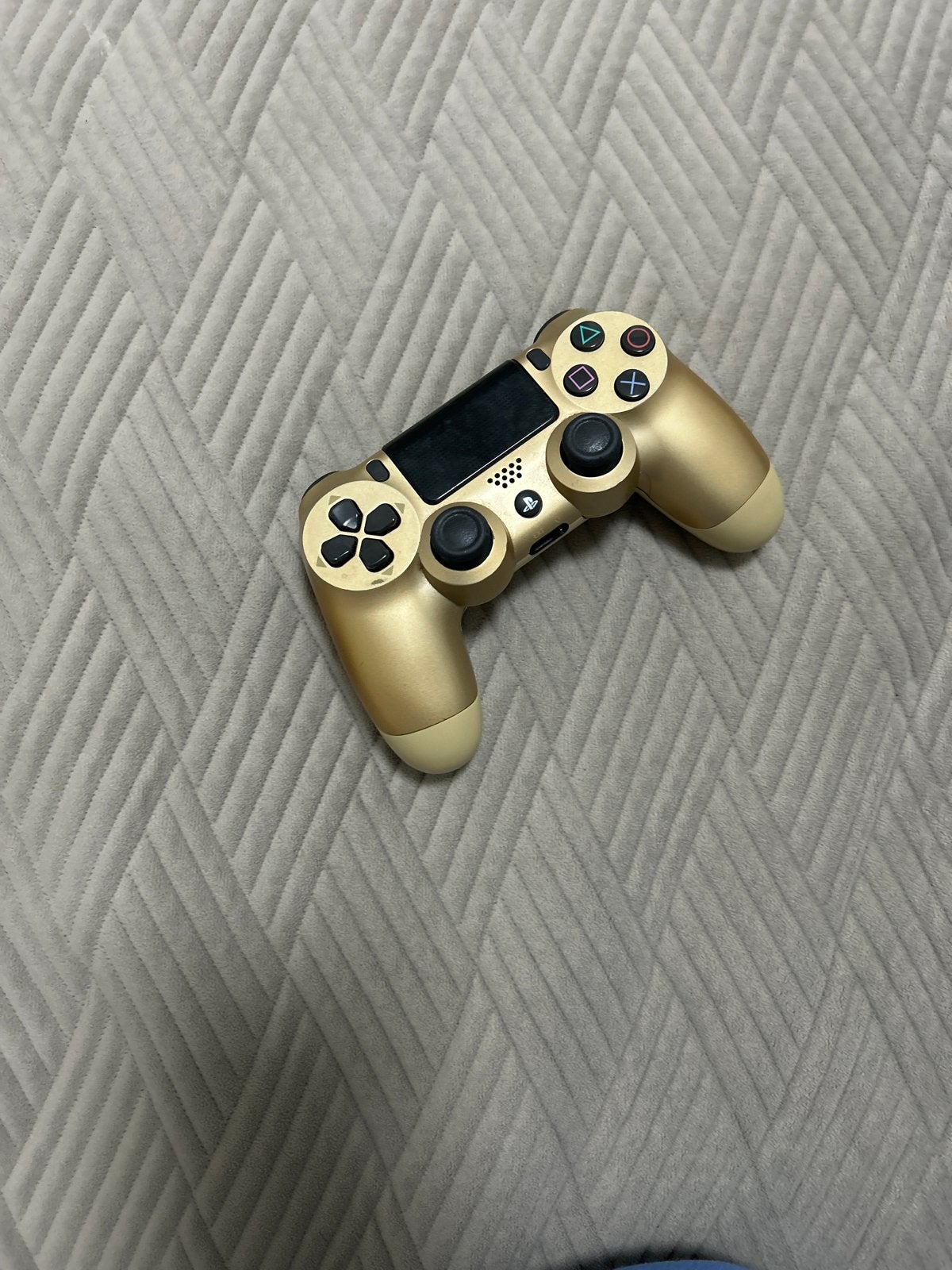 Gouden PlayStation 4 Controller - Draadloos, Ophalen of Verzenden, Zo goed als nieuw, Controller, PlayStation 4