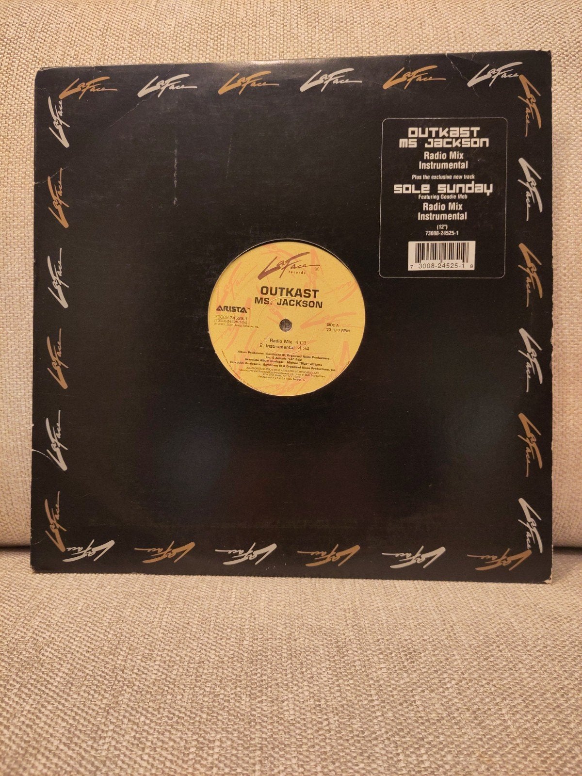 OutKast - Ms. Jackson / Sole Sunday 12" Vinyl Single, LP, Gebruikt, Overige genres, Ophalen of Verzenden