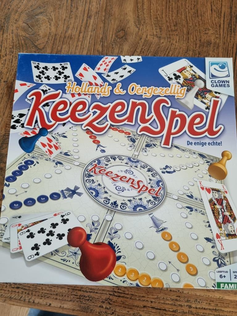 Keezenspel - Clown Games, Hobby en Vrije tijd, Gezelschapsspellen | Bordspellen, Vijf spelers of meer, Ophalen of Verzenden, Zo goed als nieuw