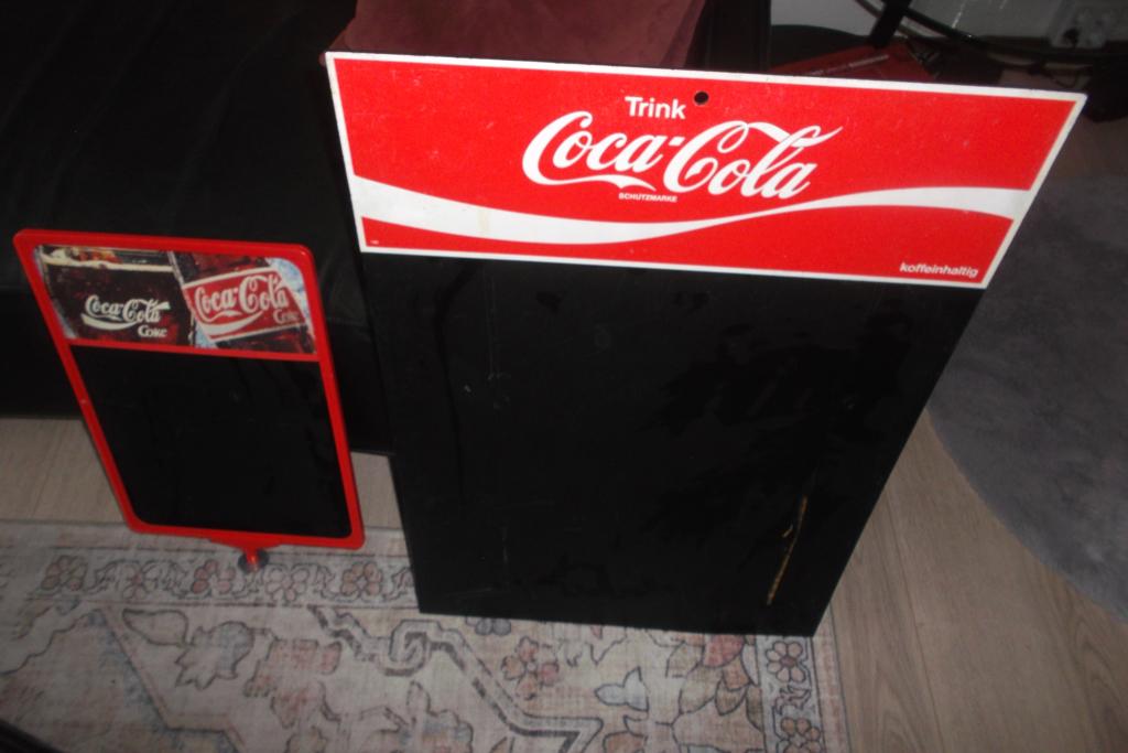 2  { oude } Coca - Cola  krijtborden ass. !, Verzamelen, Ophalen of Verzenden, Gebruikt, Reclamebord