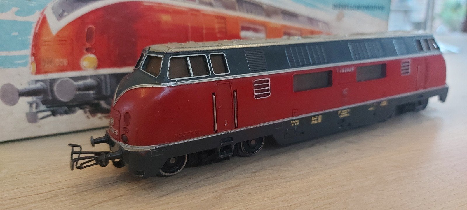Märklin DB V 200 056 dieselloc artnr 3021 in ovp, Wisselstroom, Wagon, Ophalen of Verzenden, Zo goed als nieuw