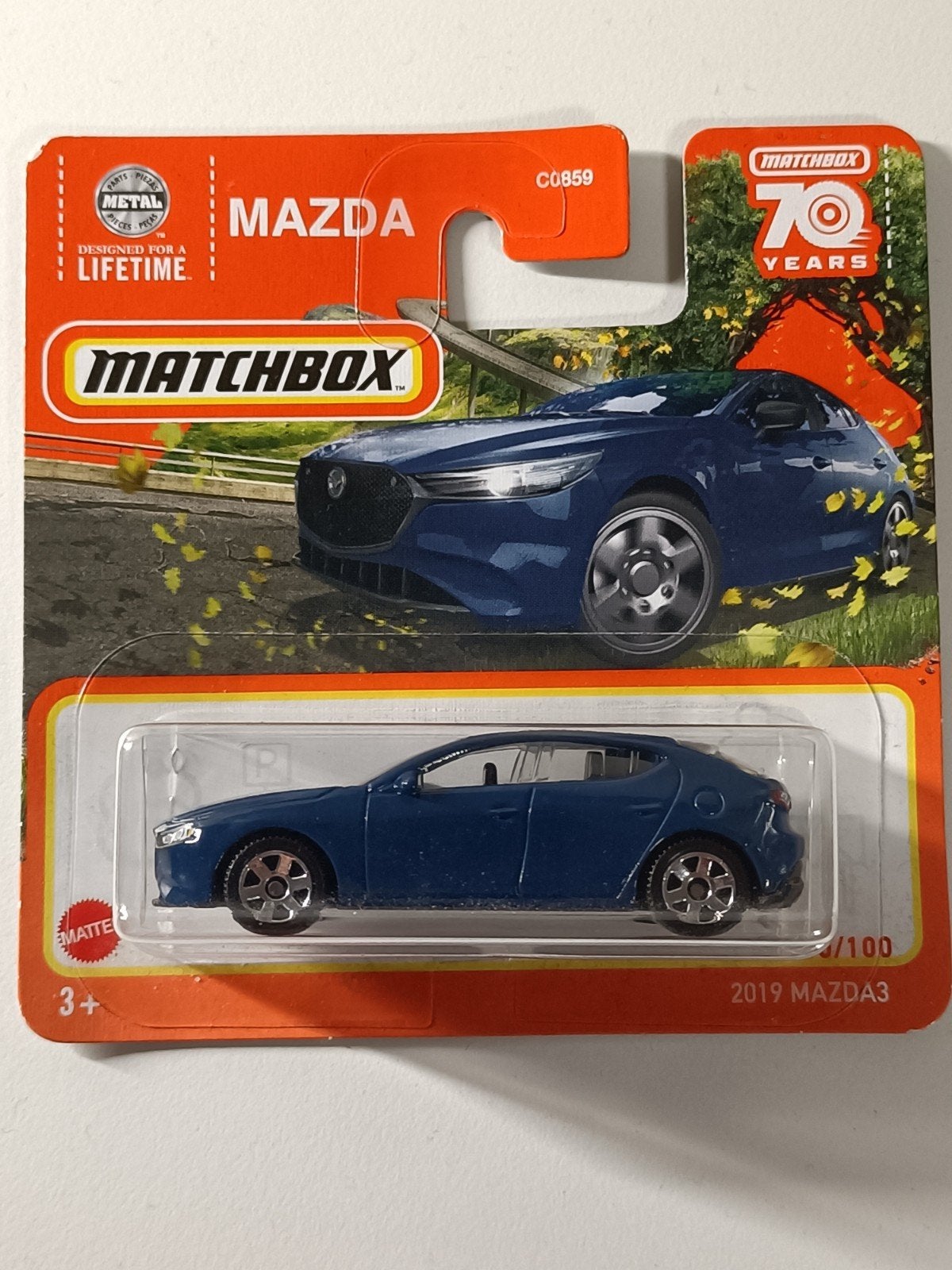 Matchbox Mazda 3 2019 - Nieuw in verpakking, Ophalen of Verzenden, Nieuw
