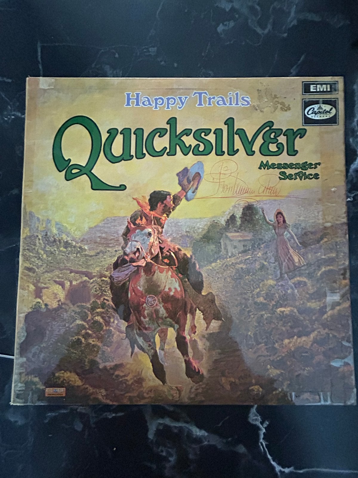 Quicksilver Messenger Service - Happy Trails LP (1969), Cd's en Dvd's, LP, Rock, Gebruikt, Originele persing