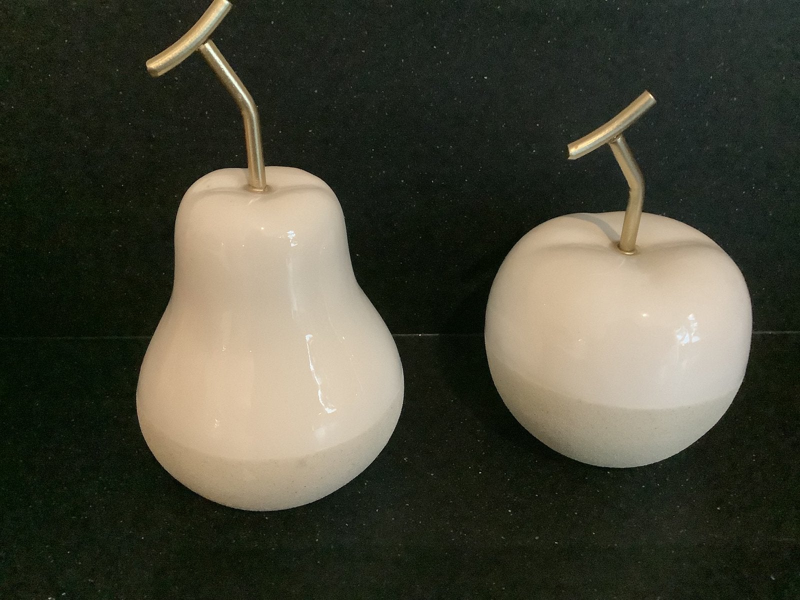 Witte keramiek appel en peer decoratie danya B vost fruit, Ophalen of Verzenden, Zo goed als nieuw