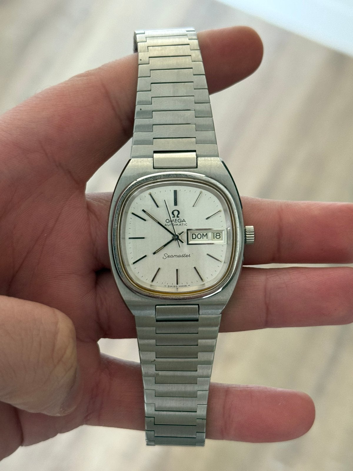 Omega vintage horloge 166.0213, Ophalen, Staal, Omega, 1960 of later