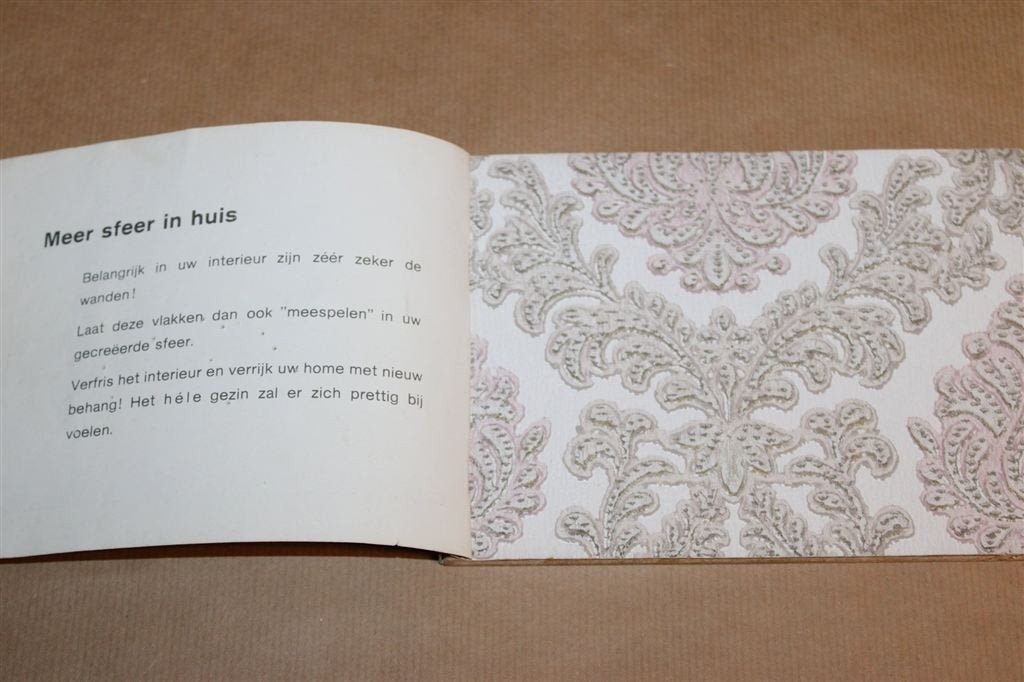 Meer Sfeer in Huis — Vintage FEKA Behangstalen 1971, Gebruikt, -, -, Overige typen
