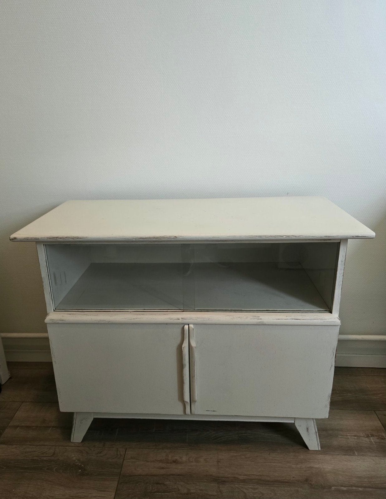 Vintage mid-century dressoir/ kastje. Voor upcycling!, Ophalen, Gebruikt