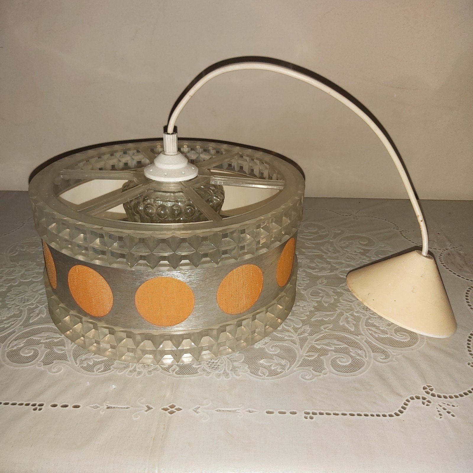 lamp lampen vintage plafondlamp, Ophalen of Verzenden