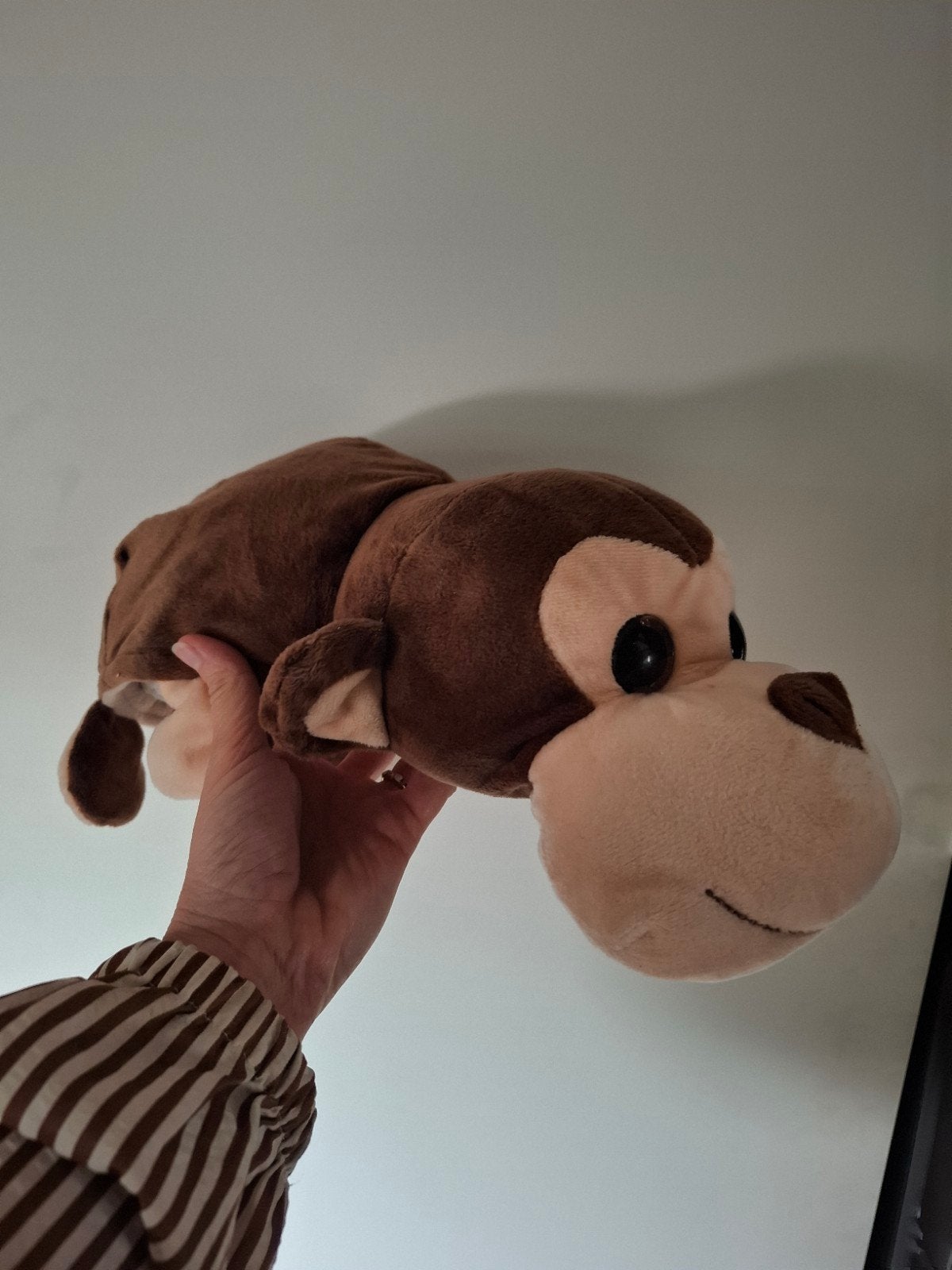 Nieuwe Knuffel Hond/Aap - Omkeerbaar Speelgoed, Ophalen of Verzenden, Nieuw