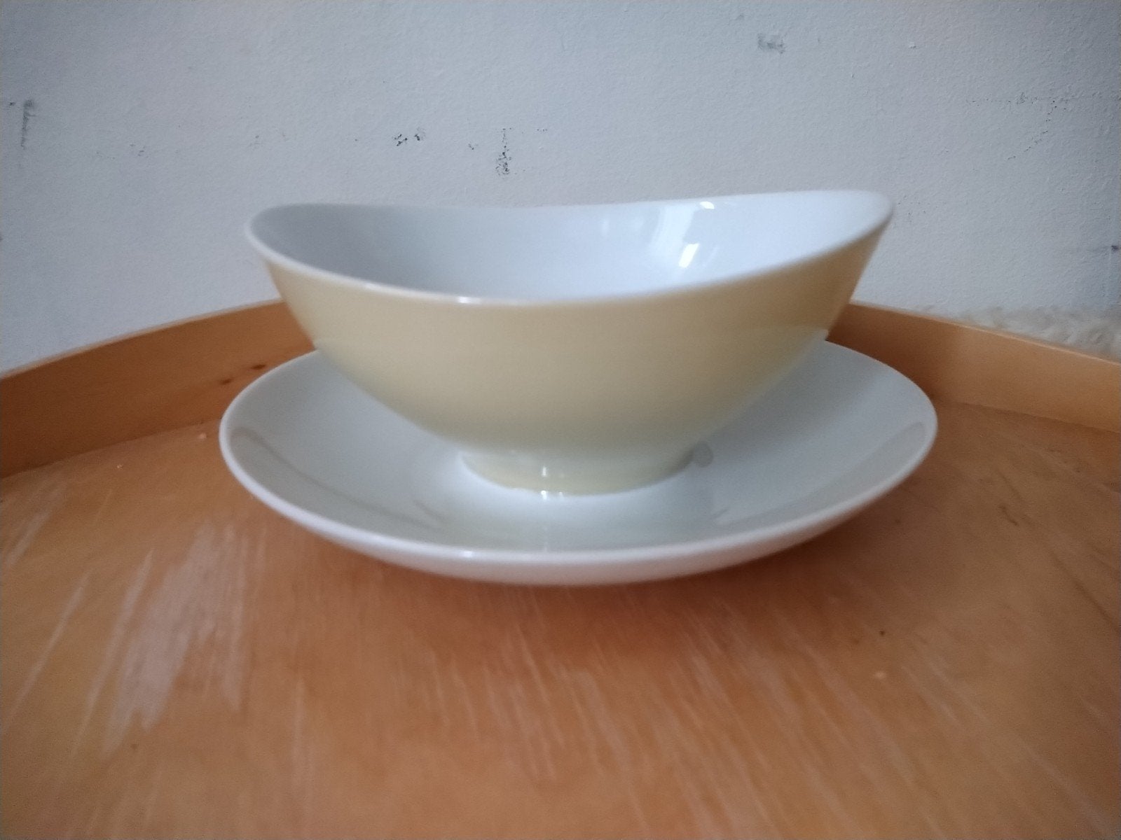 Pastel geel schaaltje van Eschenbach Copier, Ophalen of Verzenden