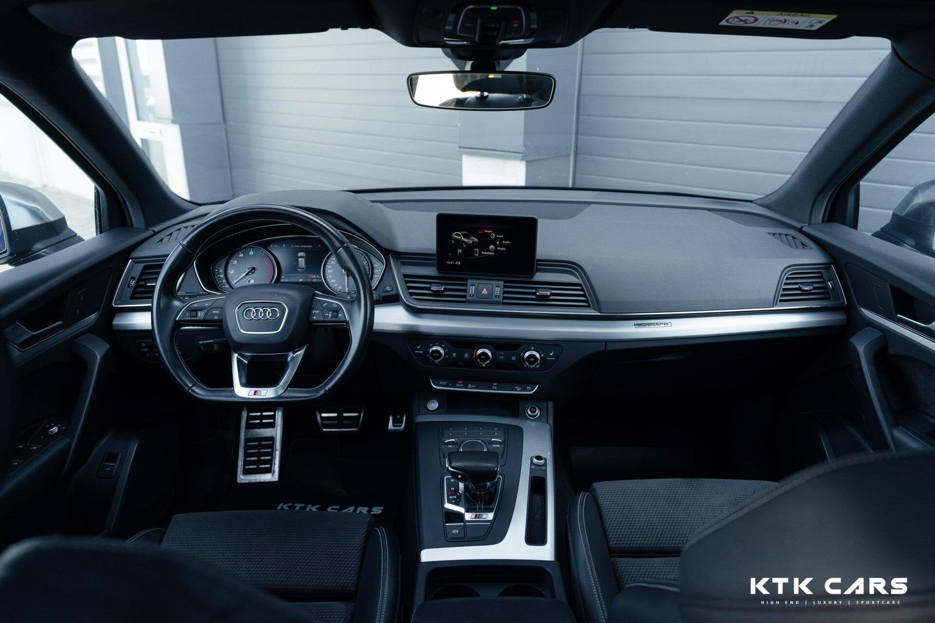 Audi SQ5 3.0 TFSI SQ5 quattro|Pano|Keyles|Stoelverwarming|Lu, Auto's, Automaat, Stof, Gebruikt, Blauw