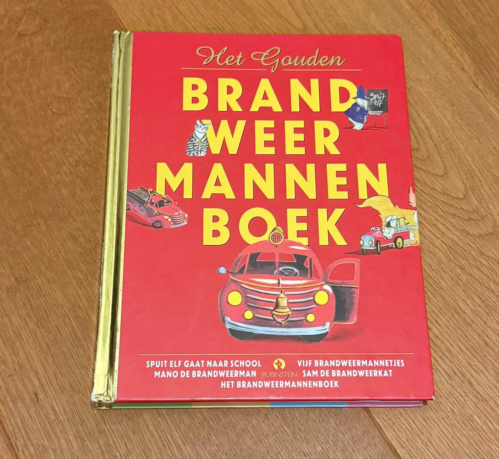 Harmen van Straaten - Het Gouden Brandweermannenboek, Boeken, Ophalen of Verzenden, Harmen van Straaten; Edith Tacher Hurd; Toon Tellegen; Virgin...
