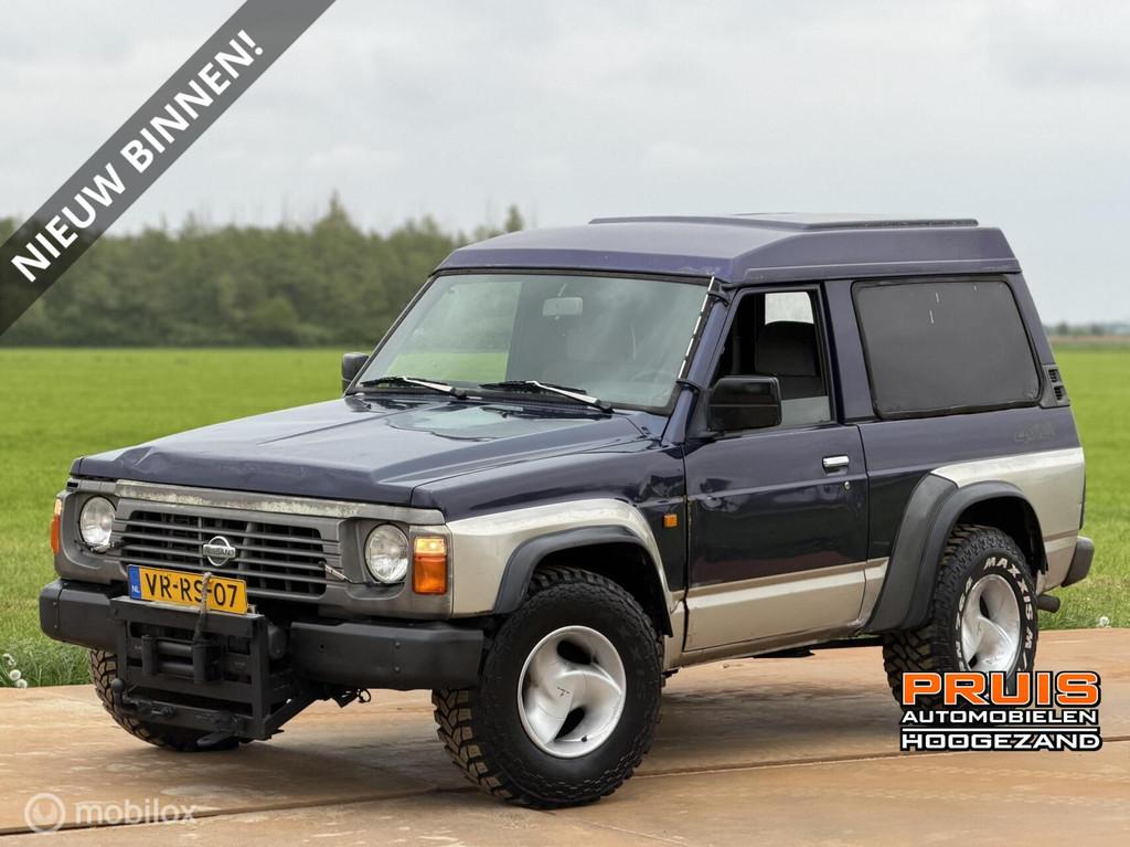 Nissan Patrol GR 2.8 TD HR -AIRCO- Apk (11-2026) *MARGE*, Euro 2, Metallic lak, Gebruikt, 116 pk