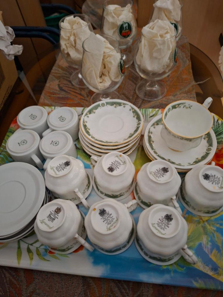 Vintage Paragon Lynwood theekopjes en schotels, Ophalen