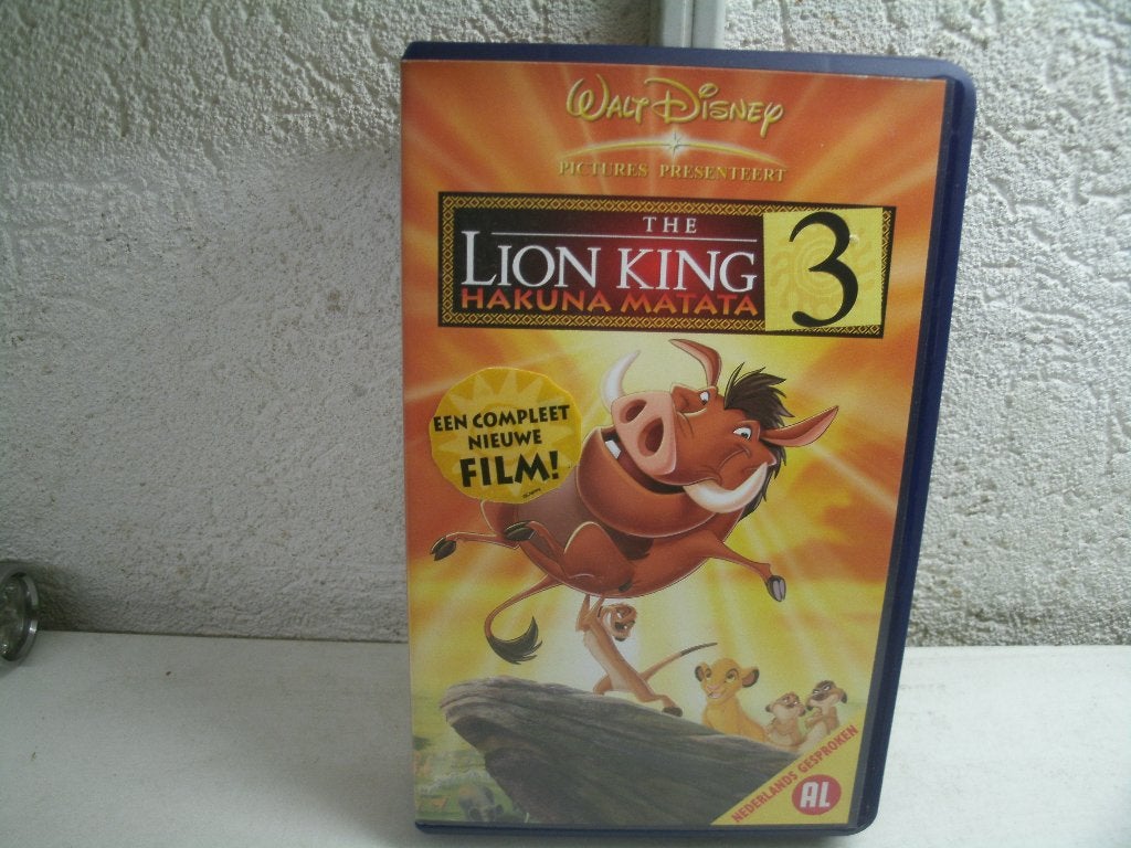 vhs 195a the lion king 3 ned gespr, Cd's en Dvd's, VHS | Kinderen en Jeugd, Alle leeftijden, Ophalen of Verzenden, Gebruikt