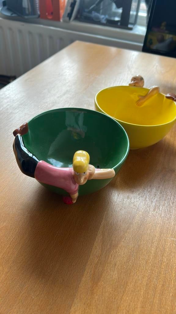 Schaaltjes lambik en sidonia, Verzamelen, Ophalen, Suske en Wiske, Zo goed als nieuw, Gebruiksvoorwerp