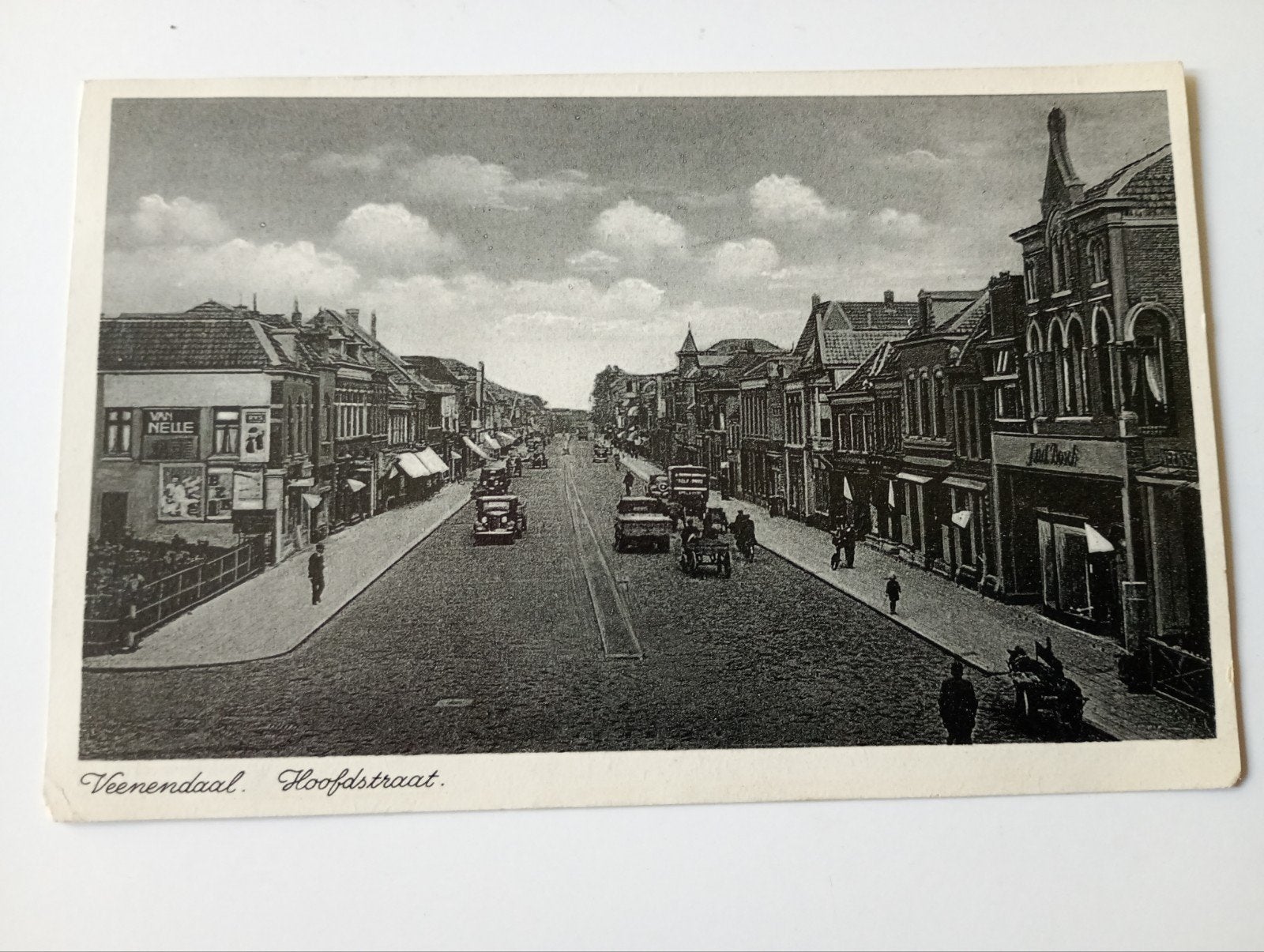 Veenendaal Hoofdstraat 1939, Ophalen of Verzenden, 1920 tot 1940, Gelopen, Groningen