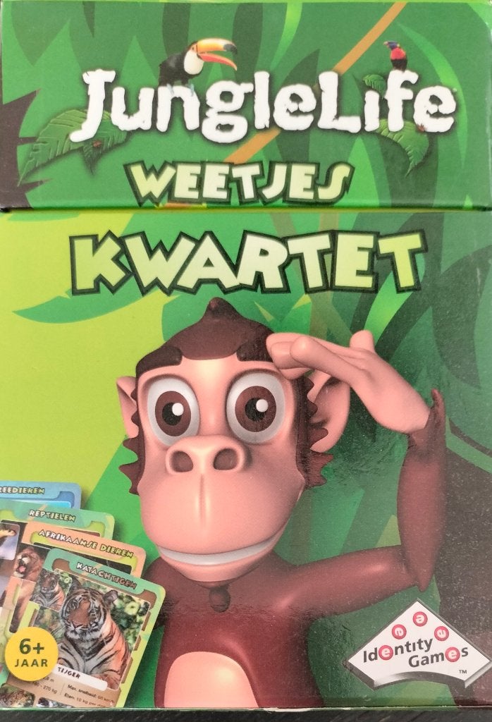 Kwartet, Drie of vier spelers, Ophalen, Zo goed als nieuw, Identity Games