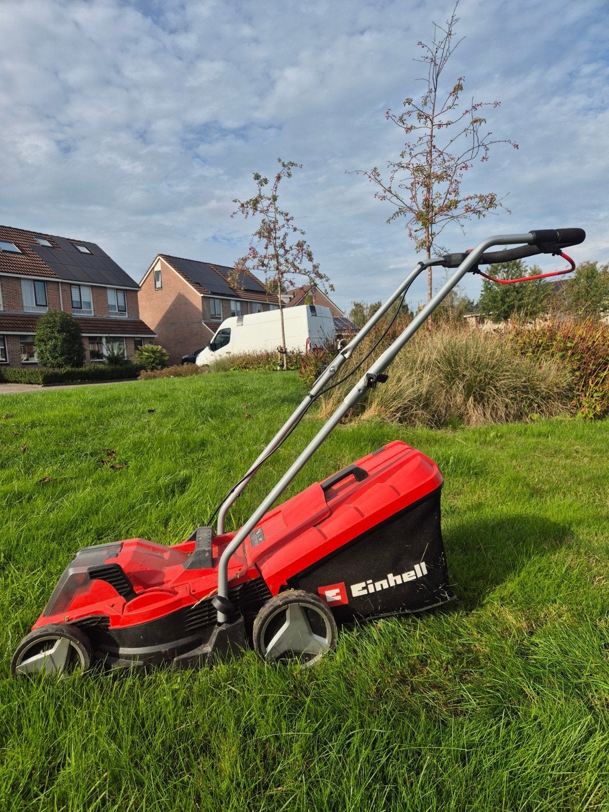 Einhell Accu-grasmaaier, Ophalen, Cirkelmaaier, Gebruikt, Accu-grasmaaier