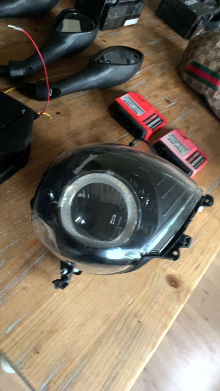 Angel eye zip, Fietsen en Brommers, Brommeronderdelen | Scooters, Ophalen of Verzenden, Zo goed als nieuw