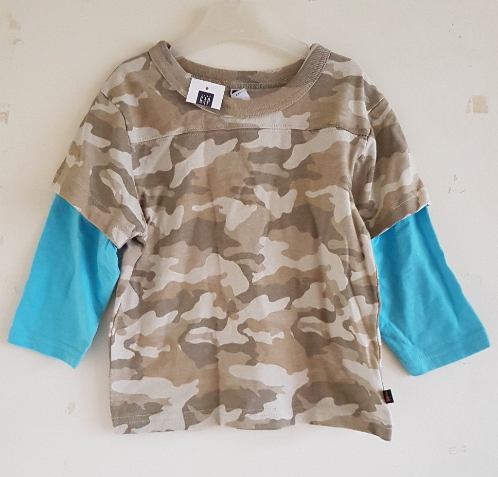 Maat 80 GAP longsleeve NIEUW (0072), Kinderen en Baby's, Babykleding | Maat 80, Nieuw, Ophalen of Verzenden, GAP, Jongetje