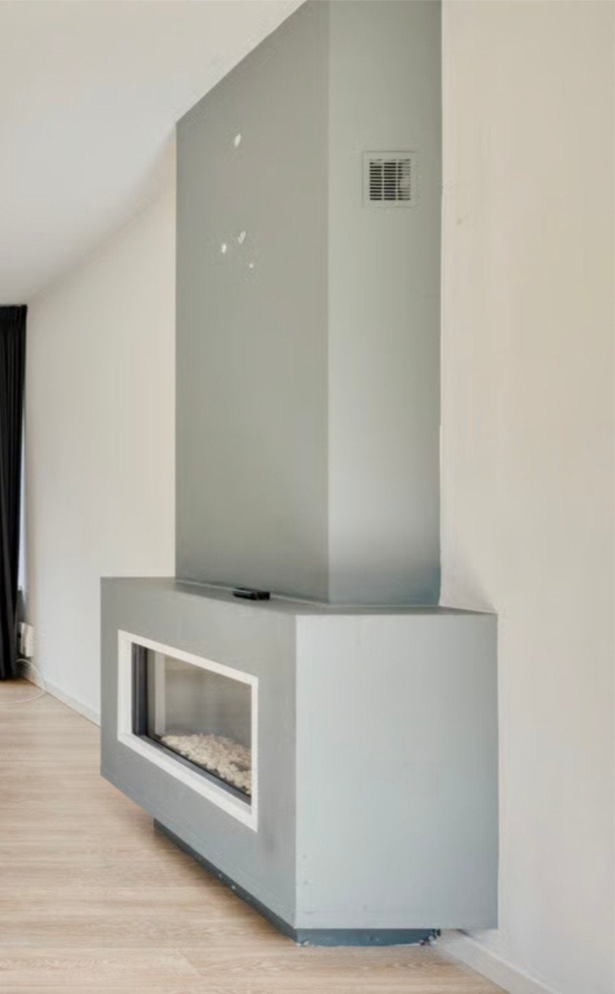 Bellfires Gashaard - Inbouwmodel (94x43x53/70 cm), Ophalen, Gebruikt, Inbouwhaard, Gashaard