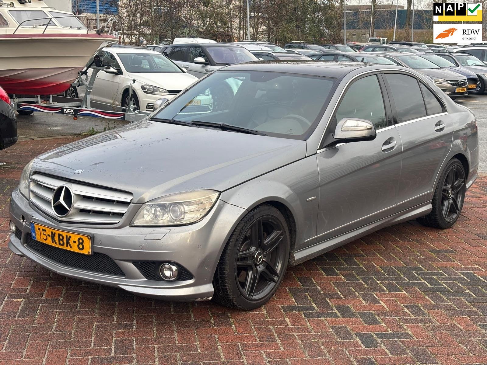 Mercedes-Benz C-klasse 320 CDI Avantgarde Airco! PANO! AMG-P, Auto's, Automaat, Achterwielaandrijving, Zwart, 2987 cc