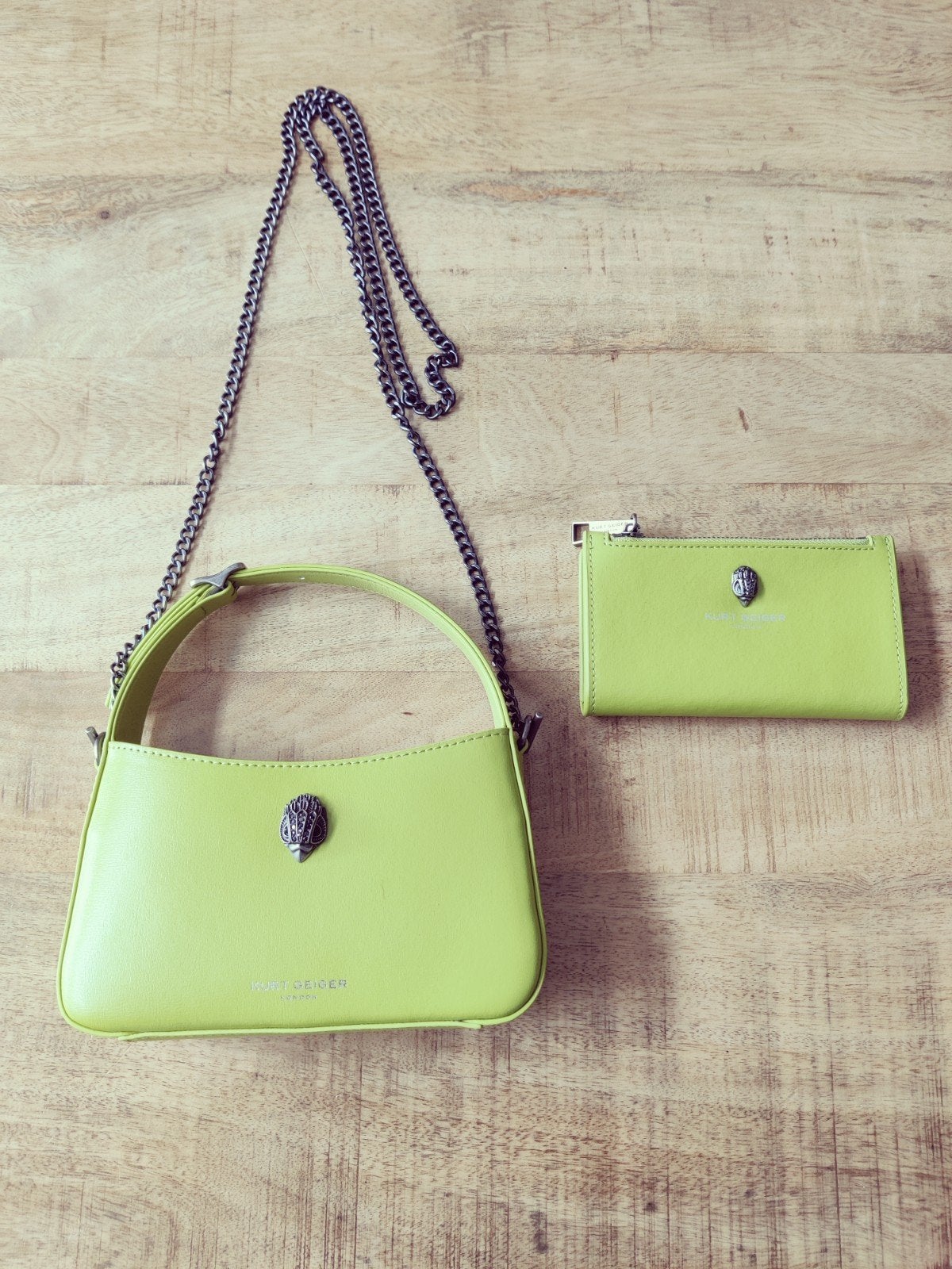 Kurt Geiger mini tas & bijpassende portemonnee, Ophalen of Verzenden, Nieuw, Groen