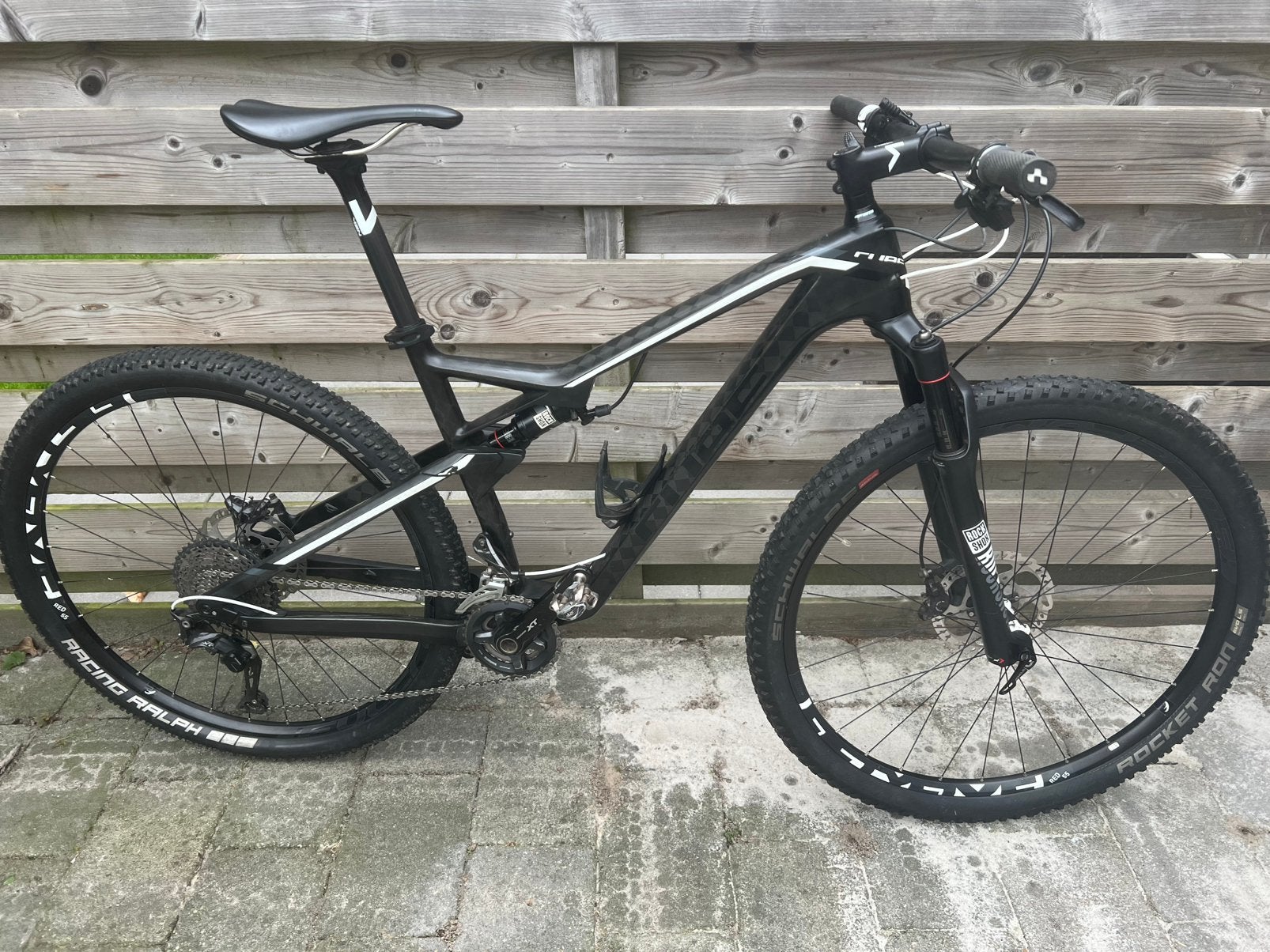 Cube ams full suspension maat M 18 inch., Fietsen en Brommers, Fully, 49 tot 53 cm, Zo goed als nieuw, Ophalen
