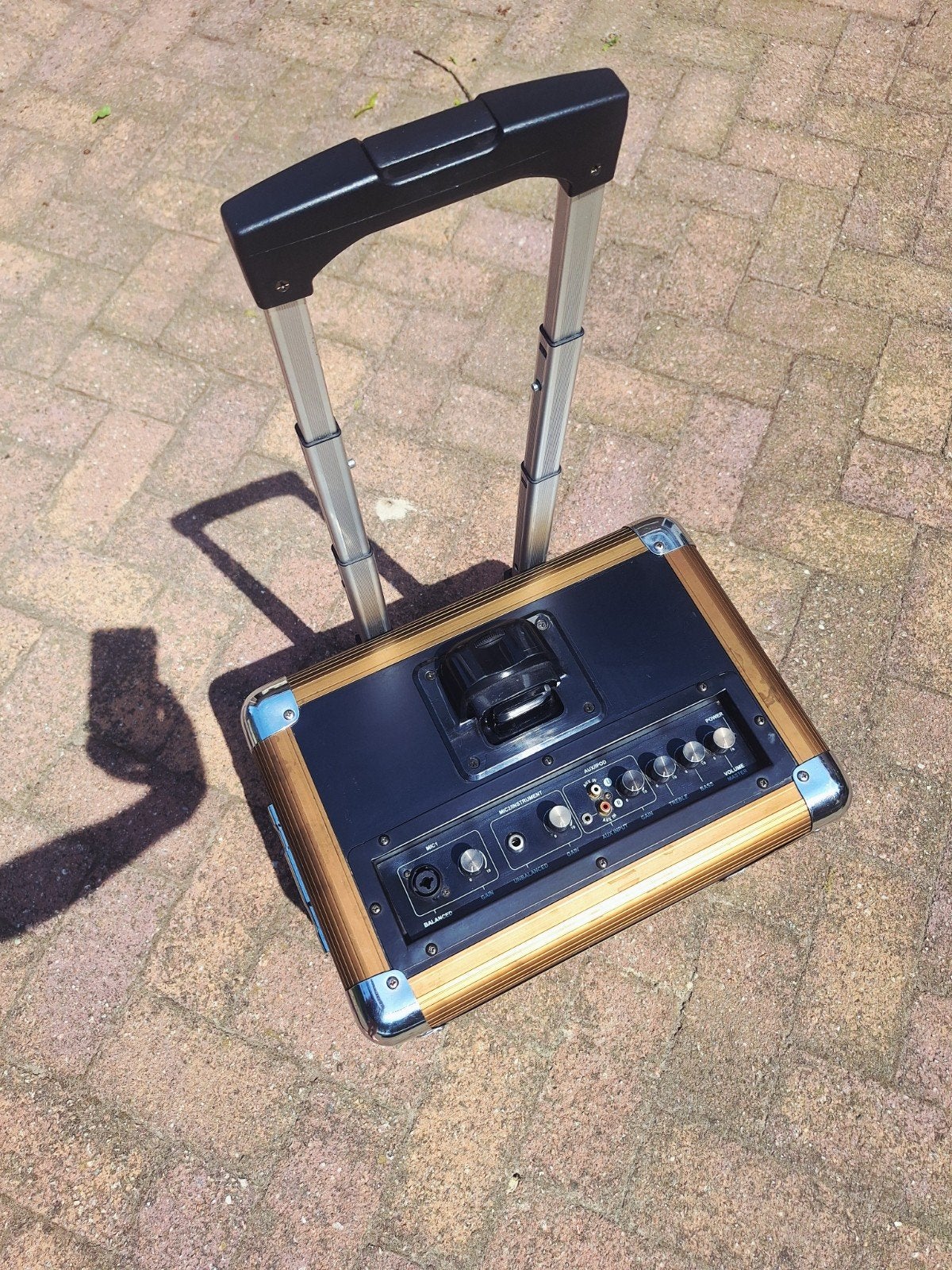 Alecto MPA-80 Mobiele PA-speaker met trolleyfunctie, Audio, Tv en Foto, Luidsprekers, Overige merken, Gebruikt, Overige typen