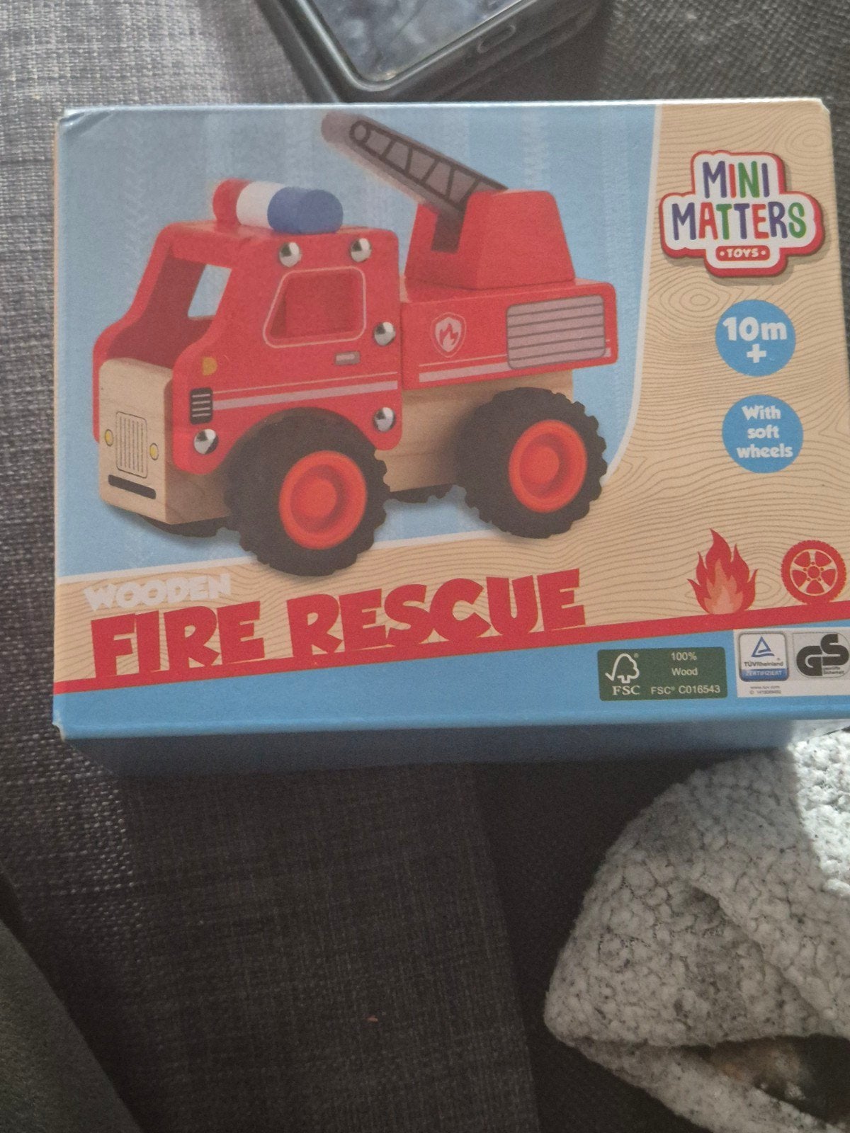 Mini matters fire rescue auto, Kinderen en Baby's, Ophalen, Nieuw, Van hout, Minder dan 10 stukjes