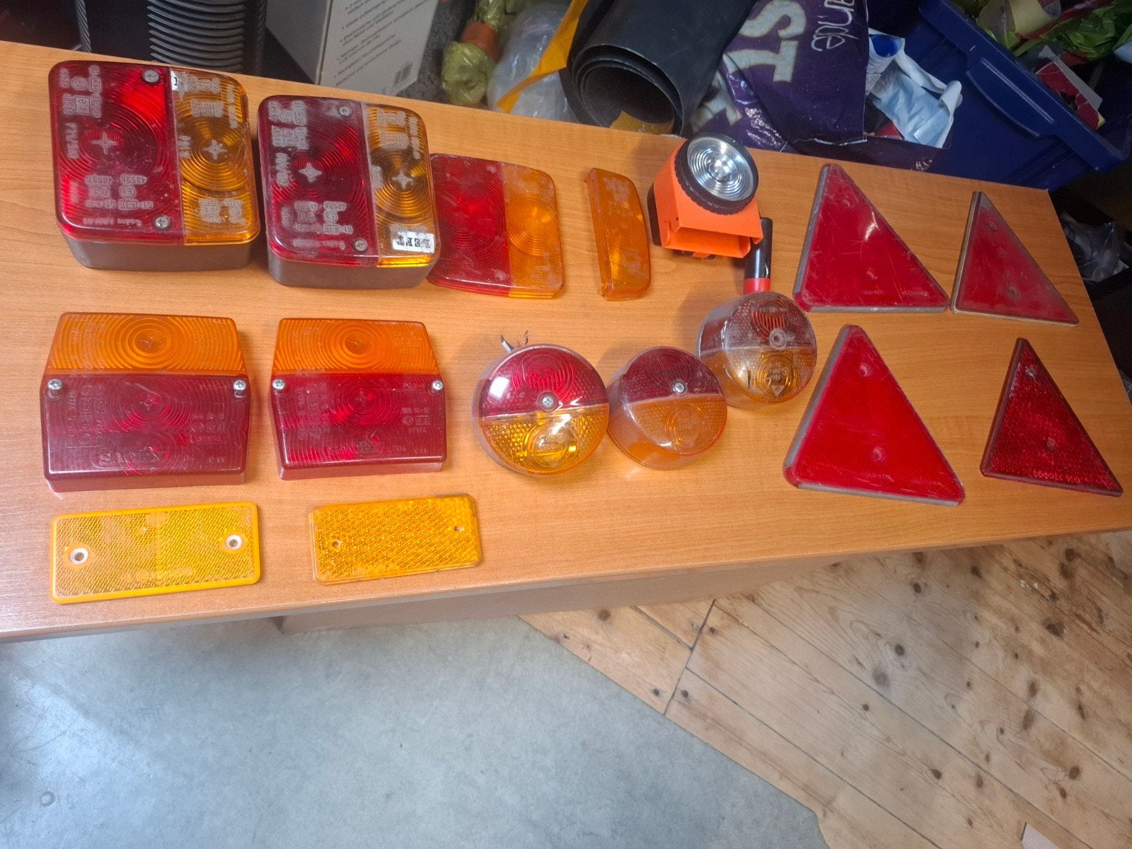 Diverse aanhanger verlichting en reflectoren, Auto diversen, Ophalen of Verzenden, Gebruikt