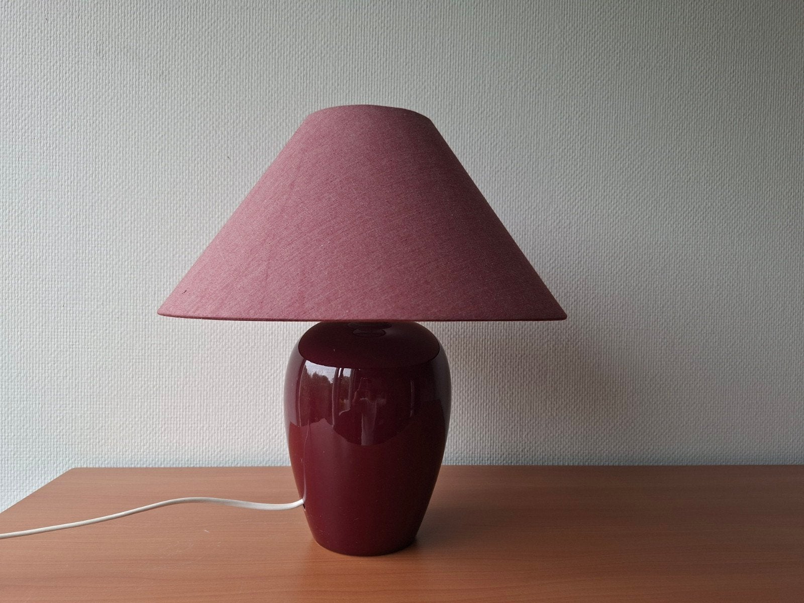Schemerlamp 40cm hoogte., Ophalen of Verzenden, Schemerlamp, Met kap