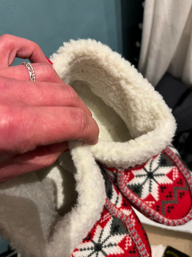 Schapenvacht pantoffels Maat 37, Ophalen of Verzenden, Zo goed als nieuw, Pantoffels of Sloffen