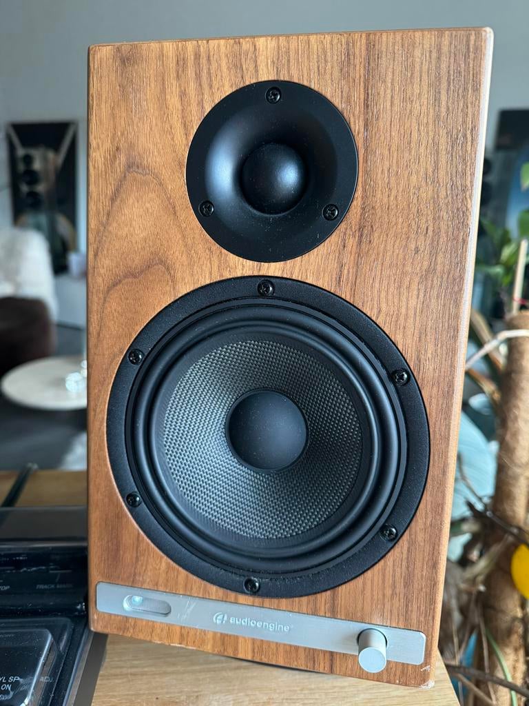 Audioengine HD6 actieve speakers + DS2 Statieven, Overige merken, Gebruikt, Ophalen of Verzenden, 120 watt of meer