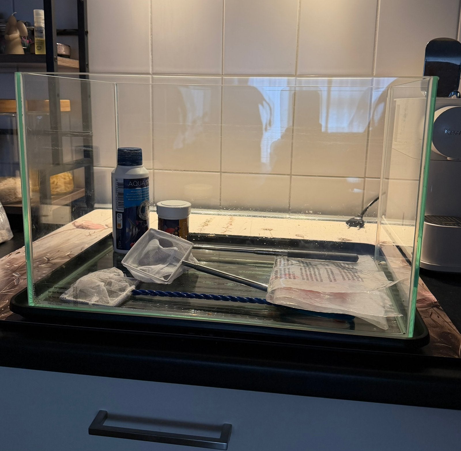 Aquarium bak + benodigheden, Ophalen, Gebruikt